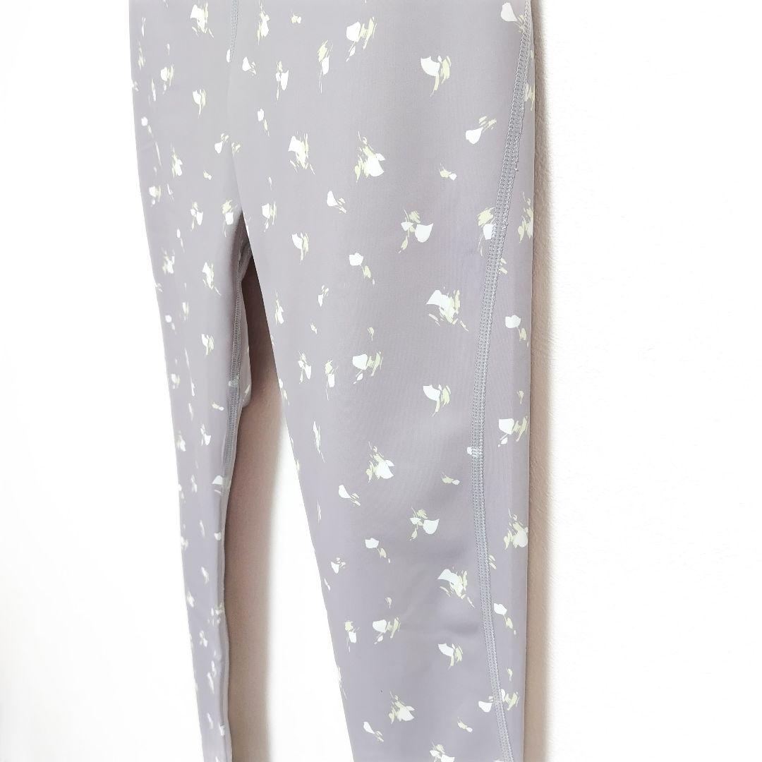 emmi yoga フラワーレギンス グレー 0 ＊ ヨガウェア エミ ヨガ