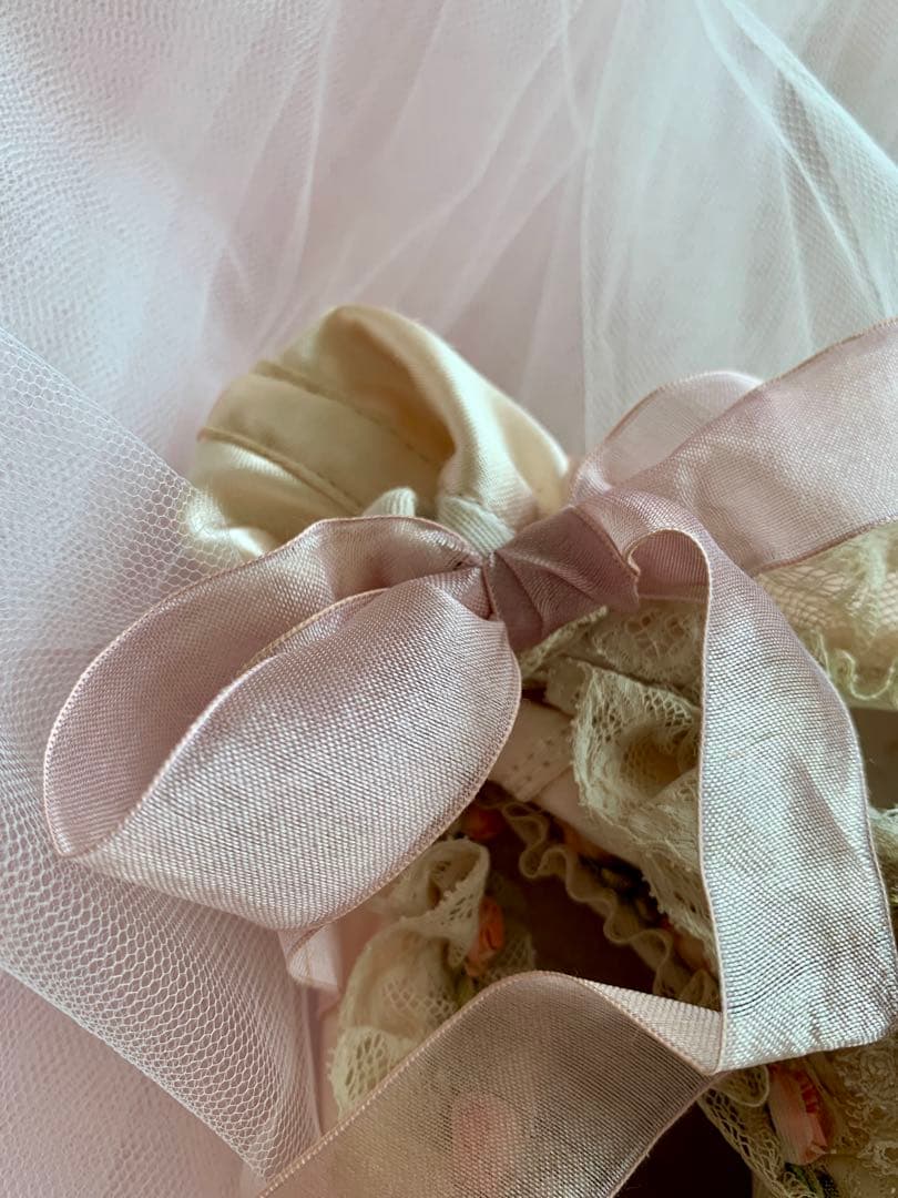 ドイツビンテージトゥシューズ※フランスアンティークシルクリボンロココ＆チュチュ