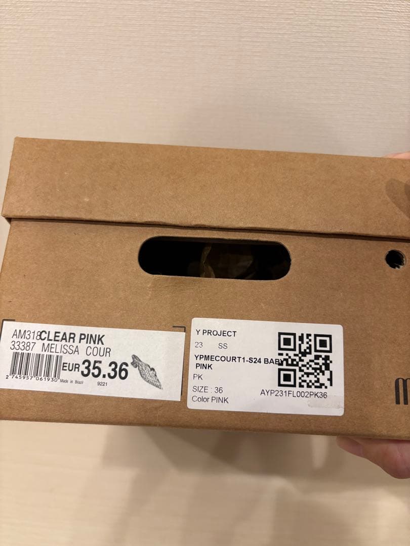 melissa / YPROJECT ピンク EU35/36 最終お値下げ✨