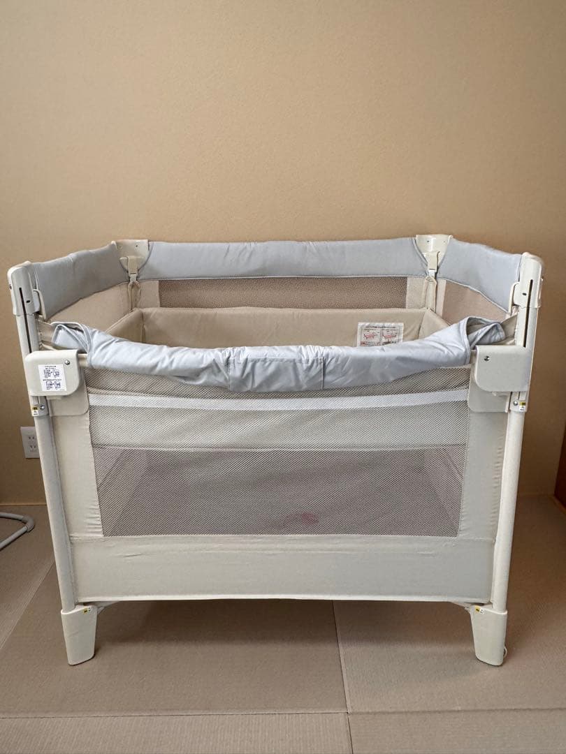 【美品】Aprica ココネルエアーAB ホワイトグレー