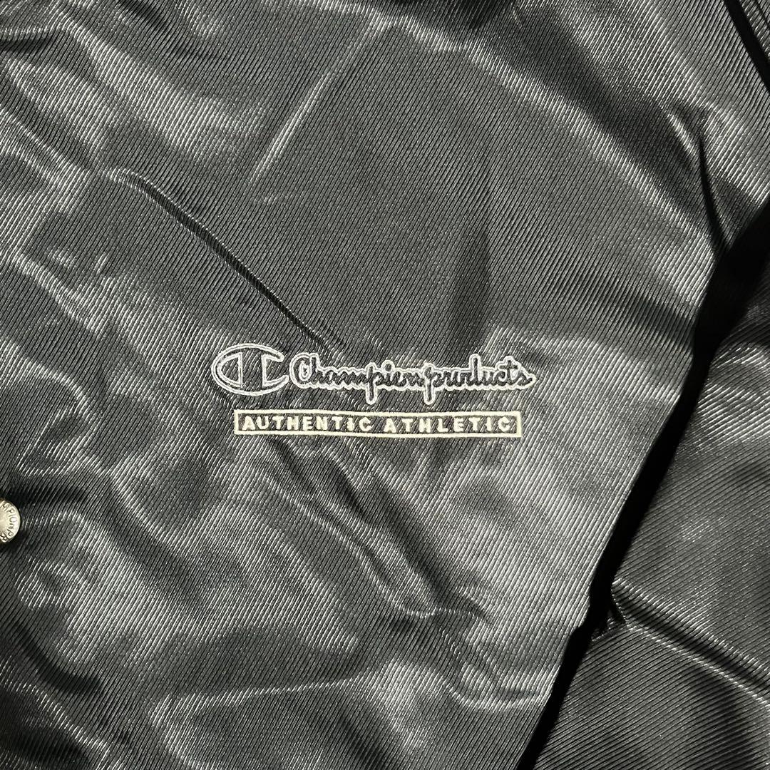 Champion ベンチコートBIGロゴ 胸ロゴ 中綿 Authentic