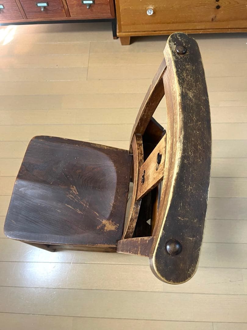 イギリスアンティーク　チャーチチェア