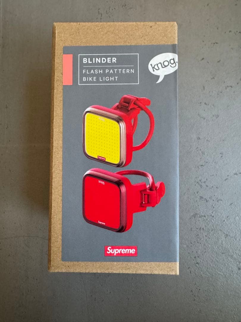 断捨離⭐︎新品未使用⭐︎supreme x knog. BIKE LIGHT