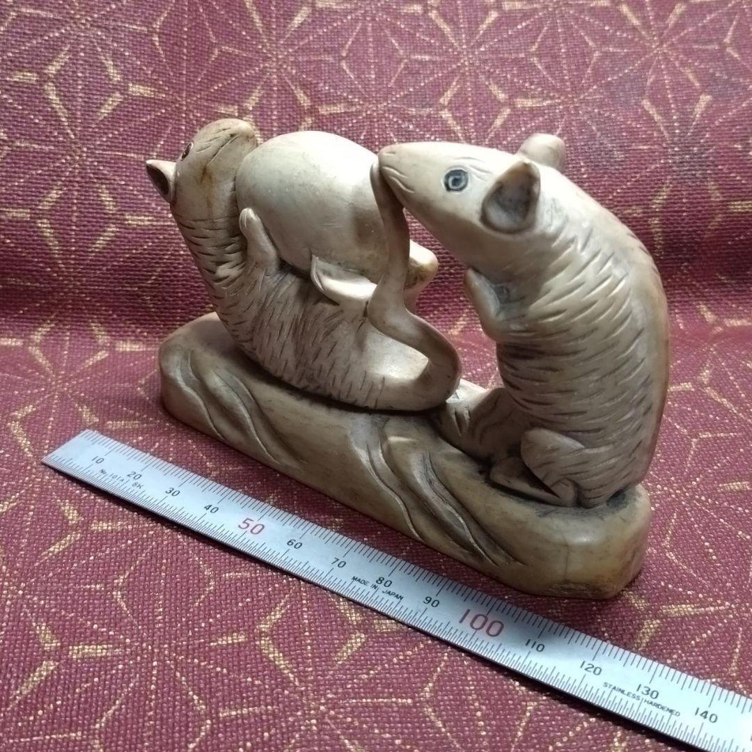 細工彫刻 根付作家 天然素材