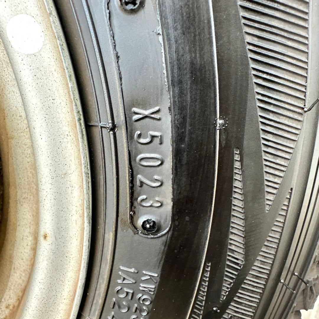 145/R12 スタッドレス23年製 ハイゼットやキャリートラック等タイヤセット