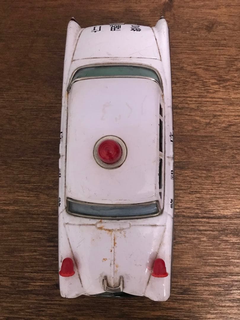 希少 萬代屋 初代トヨペットクラウン 警視庁 ブリキ パトカー 玩具 車 toy