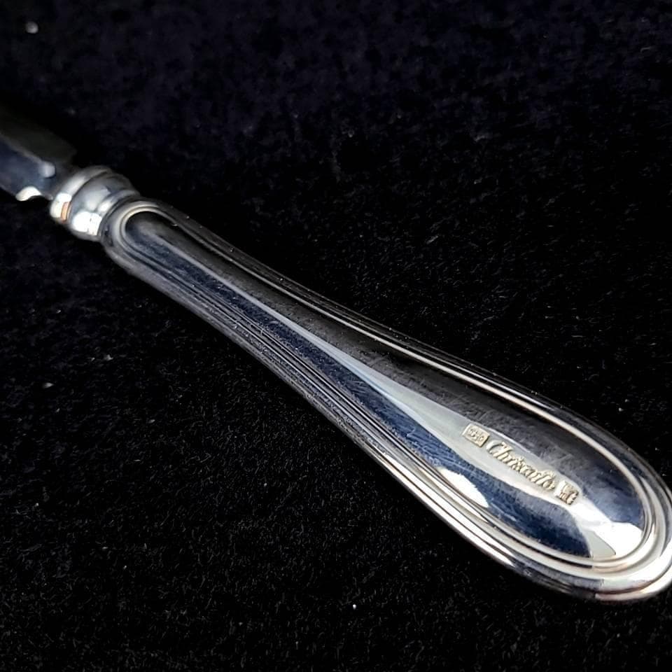 ●良品◇クリストフル アルビ　ペーパーナイフ　箱つき　シルバーコーティング 9