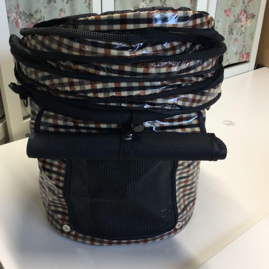 天使のカート　ポルテブラウンチェックＬサイズ　バッグ