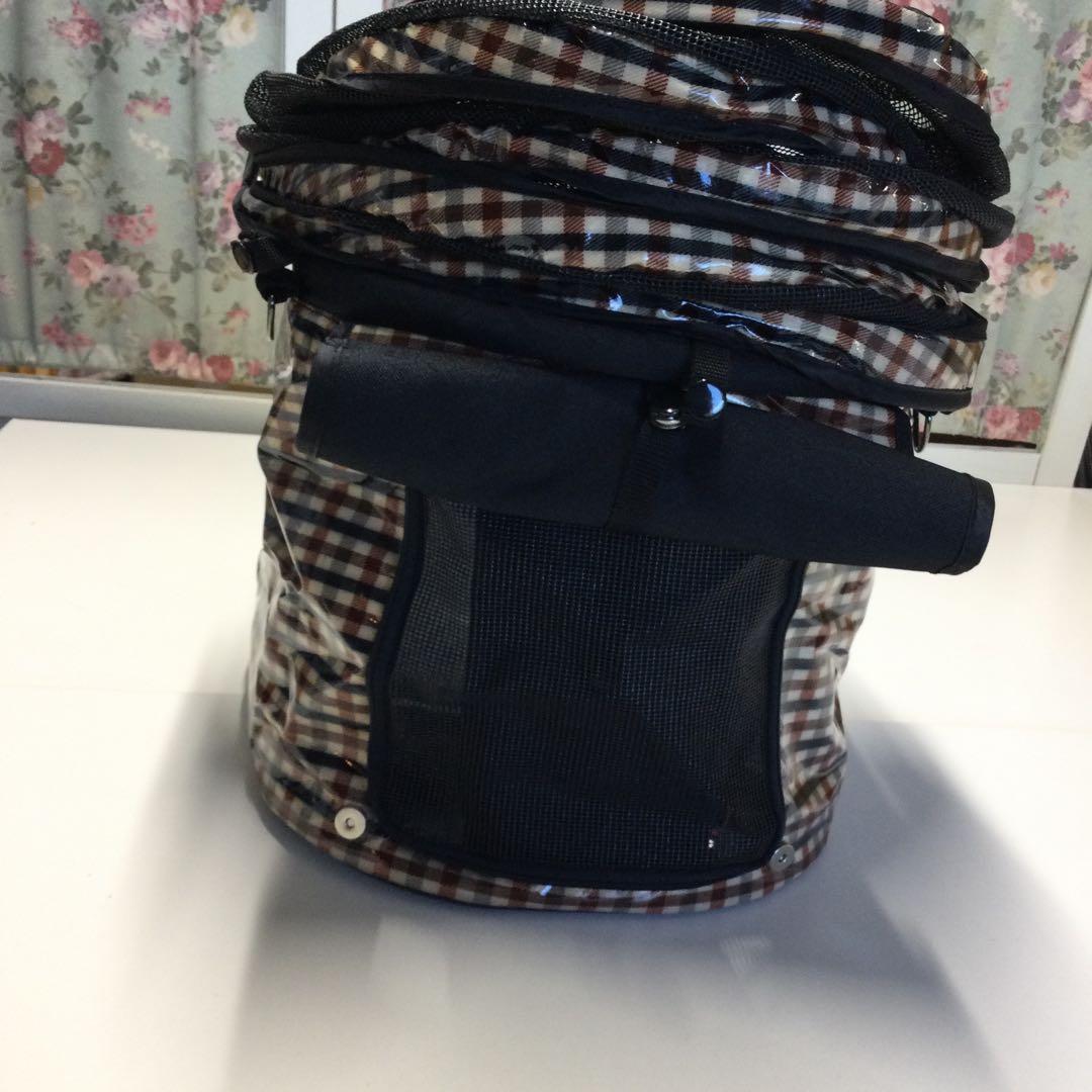 天使のカート　ポルテブラウンチェックＬサイズ　バッグ