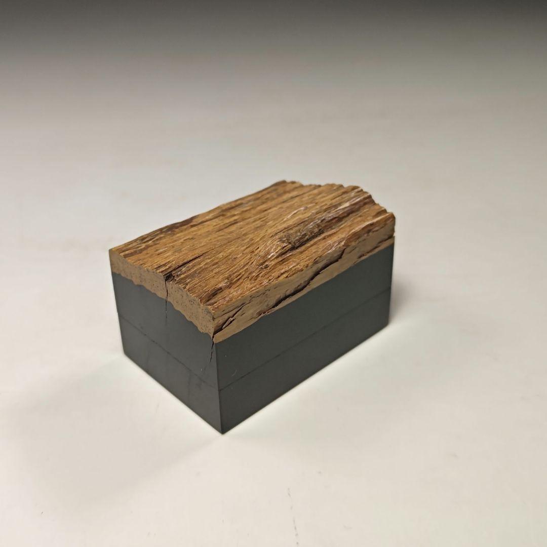 イ573 香合『西垣遊山作』『鳥文木　香合　大徳寺　三重野与雲　極箱』茶道具