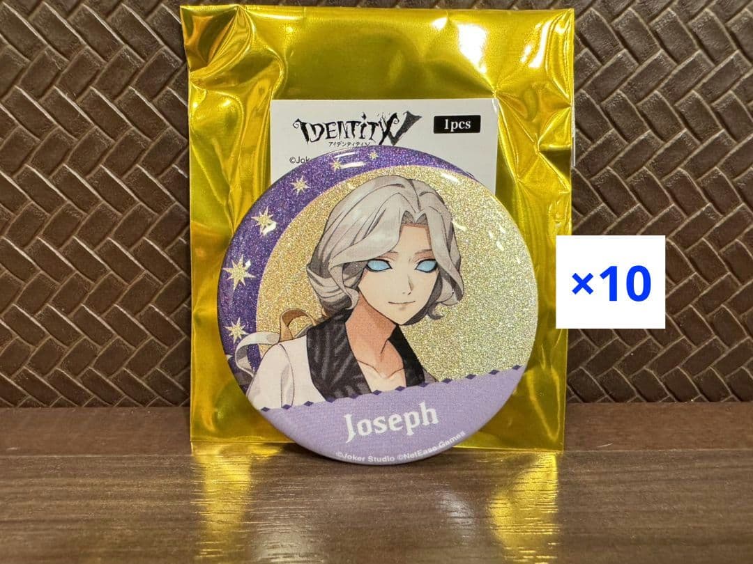 第五人格 湯めぐりの怪 温泉　グリッター缶バッジ　写真家　ジョセフ 10個