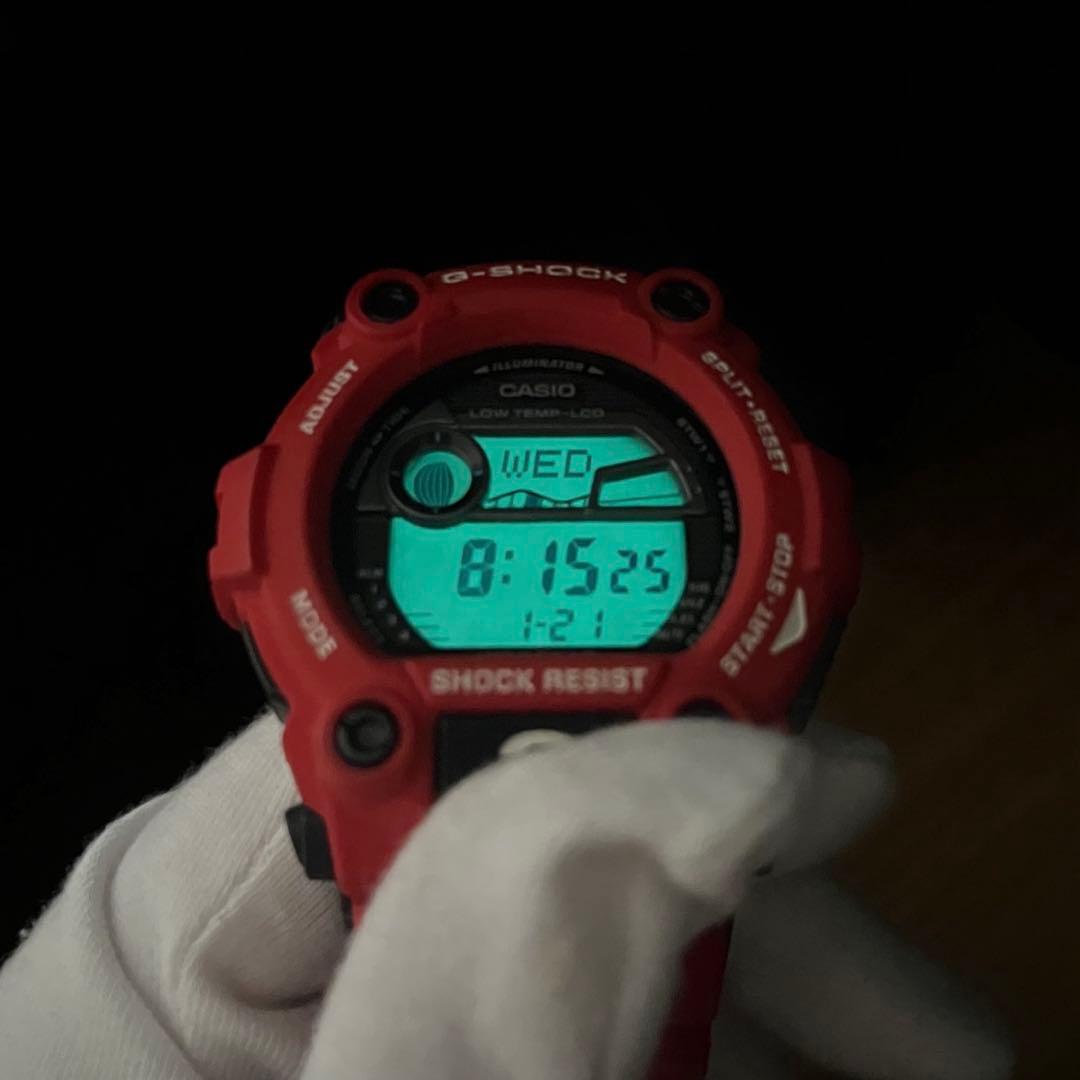 ひ*れ様 新品同様 G-SHOCK G-7900 レッド ブラック デジタル