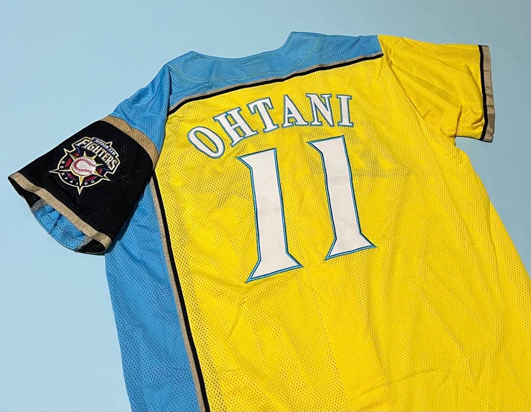 北海道日本ハムファイターズ　大谷翔平選手ユニフォーム　Lサイズ　ハッピーイエロー
