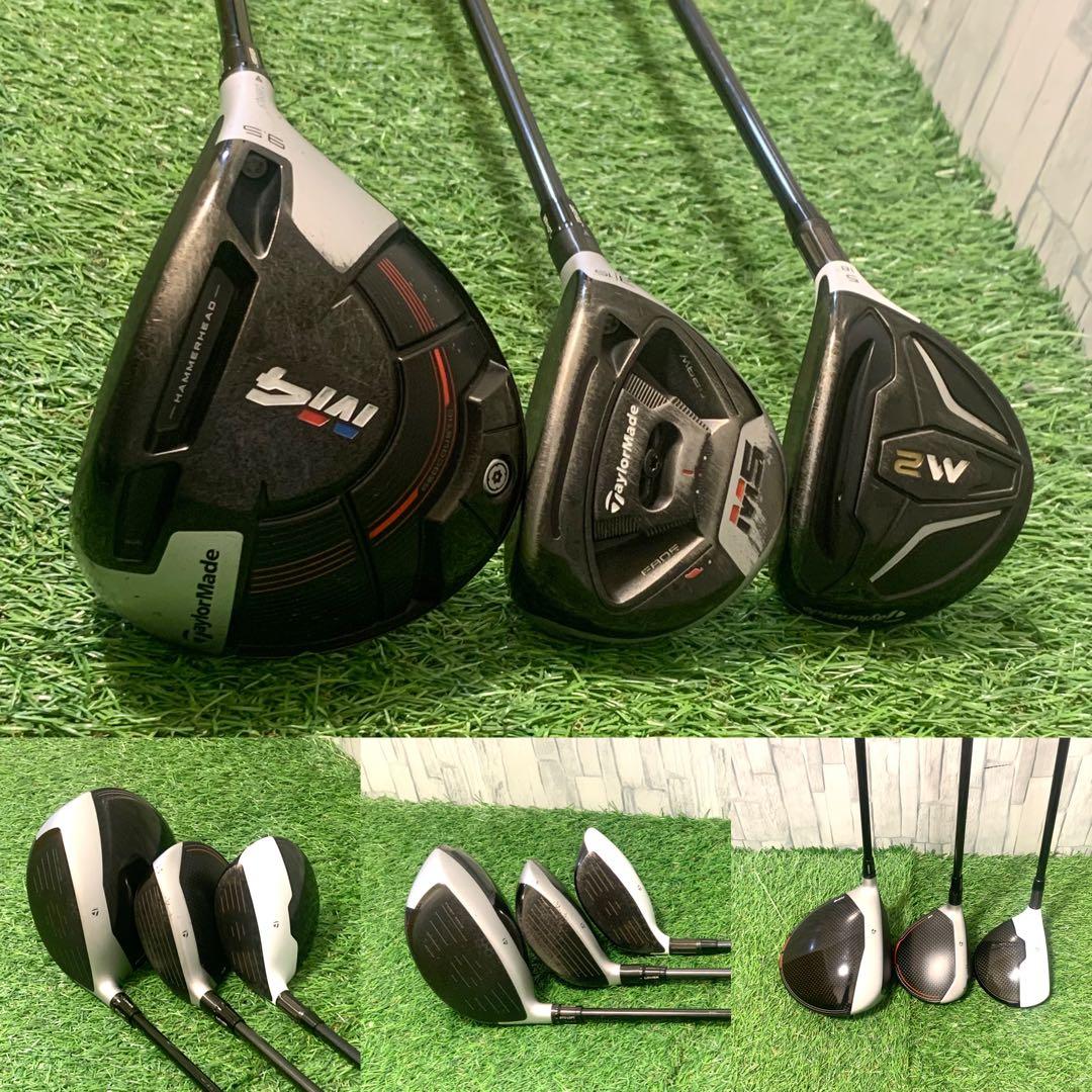 全てTaylorMade M5M4M2 高級パター付 超本格ゴルフクラブセット