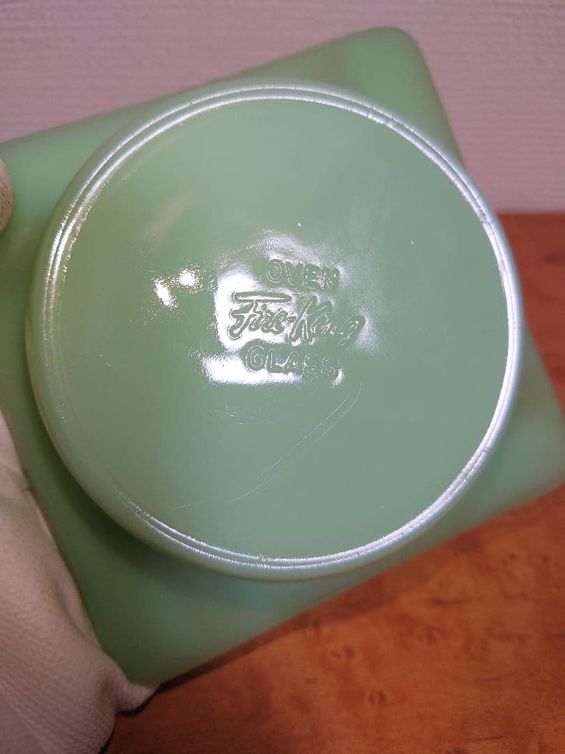 【希少】Fire-King 灰皿 アシュトレイ ヴィンテージ 刻印あり