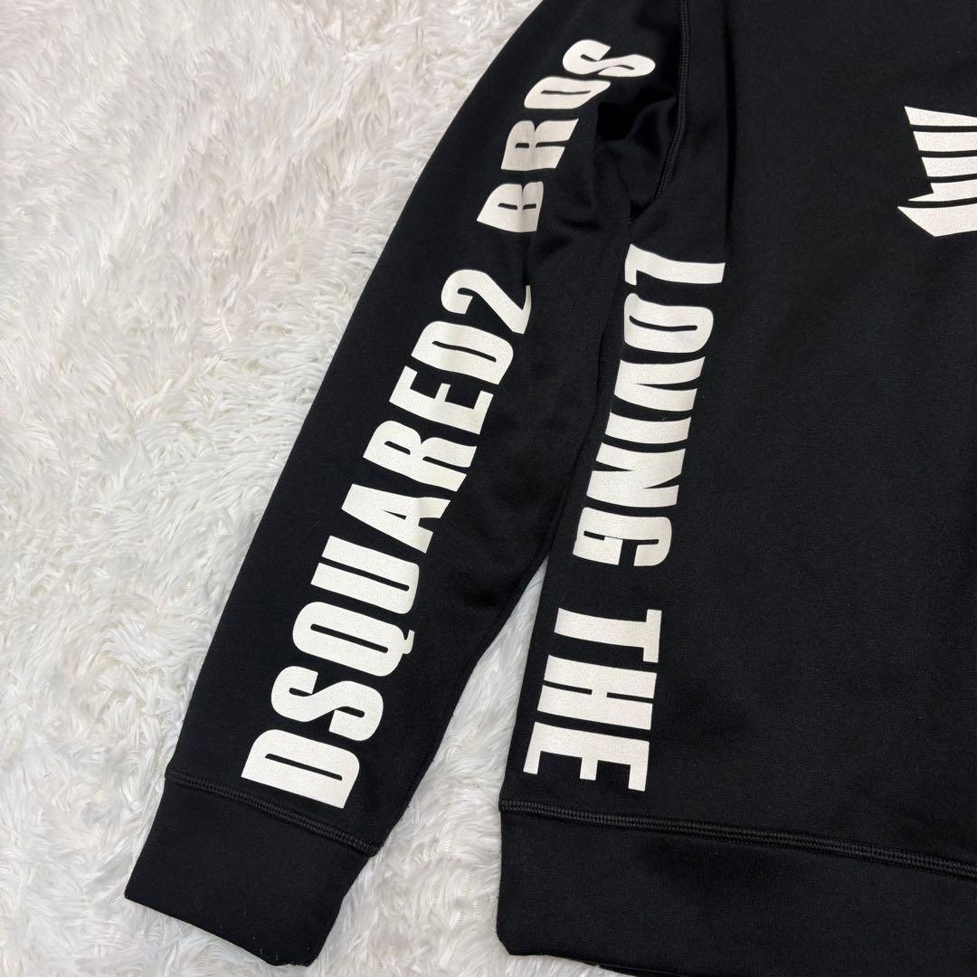 DSQUARED2 裏起毛 スウェット ブラック L 美品 ディースクエアード