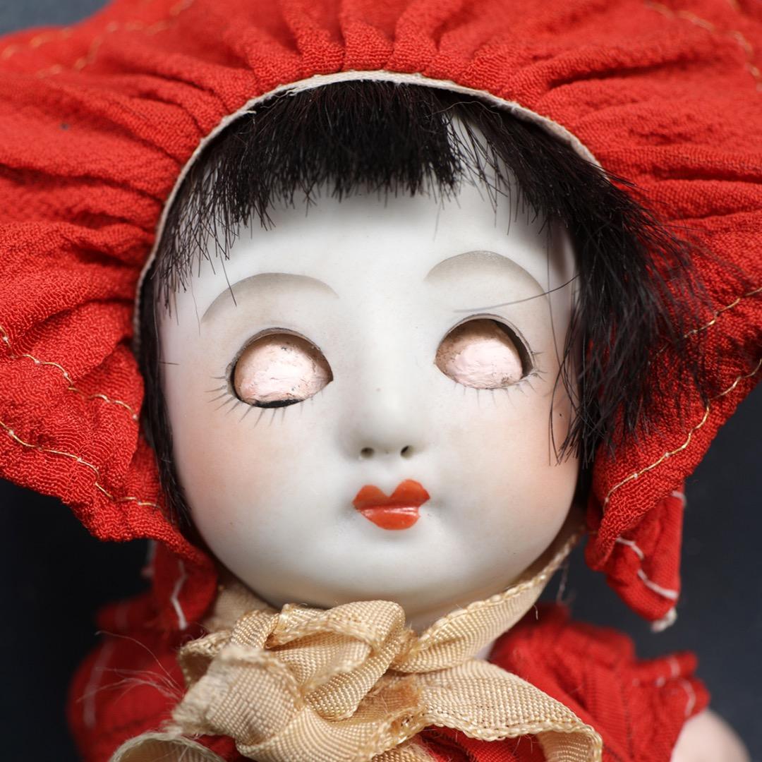 【可愛いサクラビスク・レトロドール3-2】真っ赤な女の子