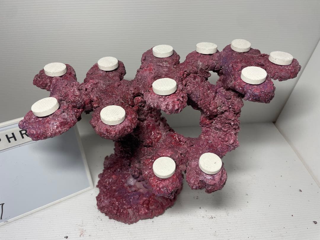 【送料無料】人工ライブロック　PHR28／12穴加工　アク抜き済み安心塗料使用