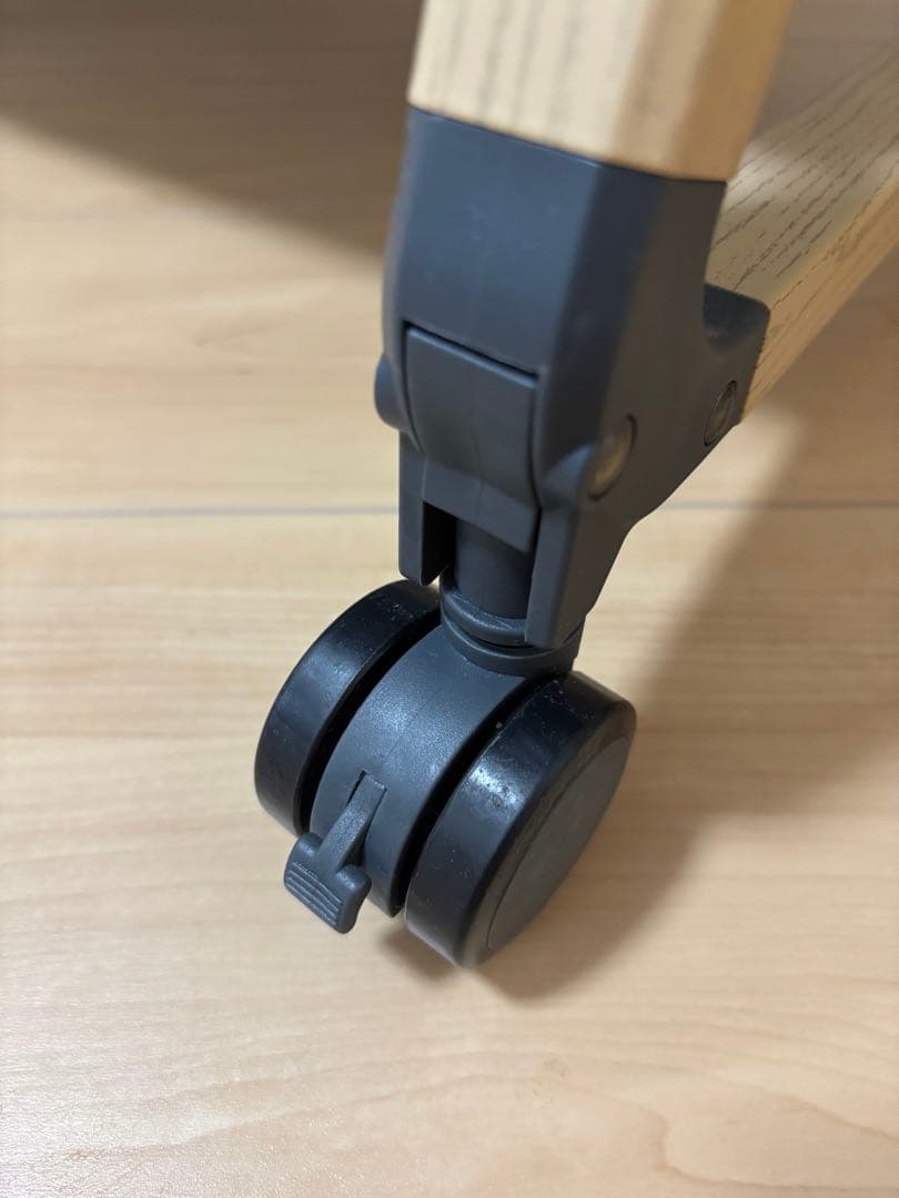 hzdmj 2024 ベビーベッド　ゆりかご　グレー