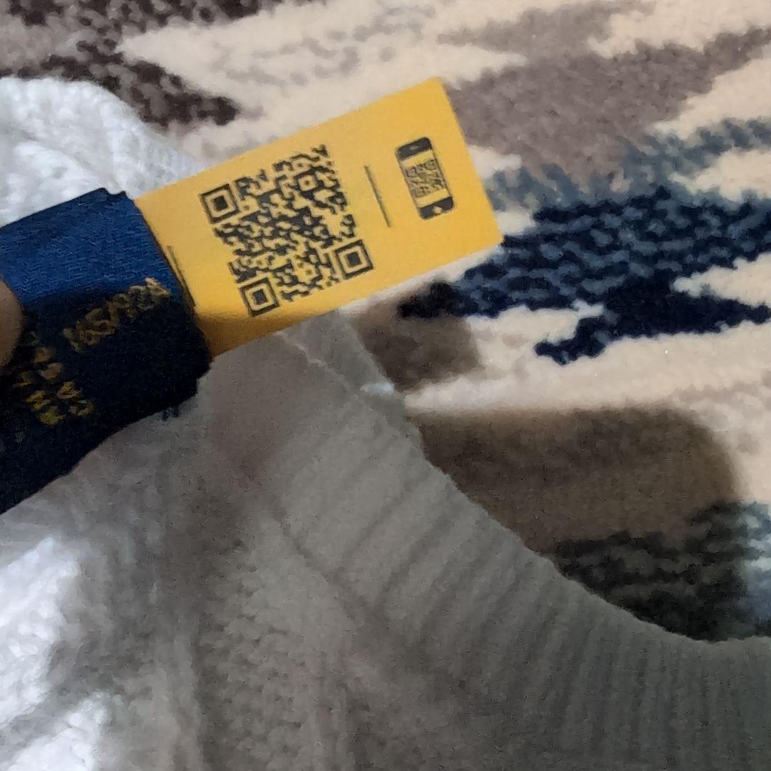 ラルフローレンの白のカーディガン