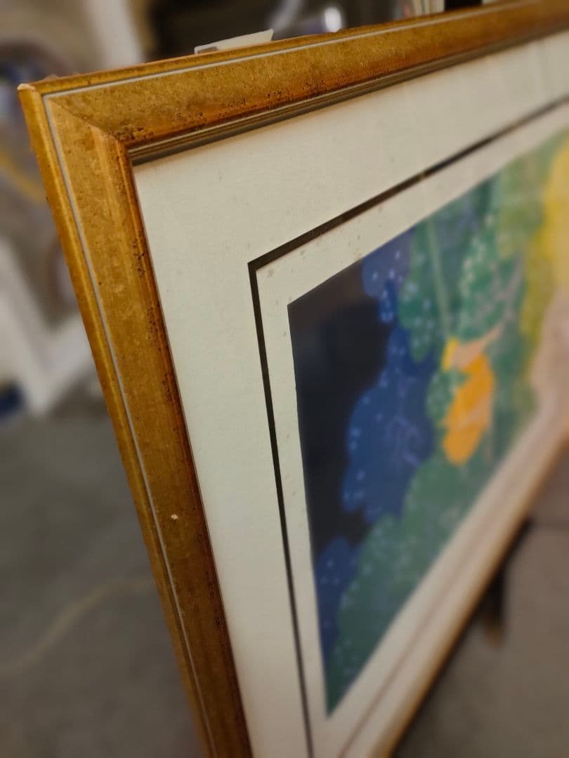 エルテ   ブランコの少女    自筆サインとエディションナンバーが有ります