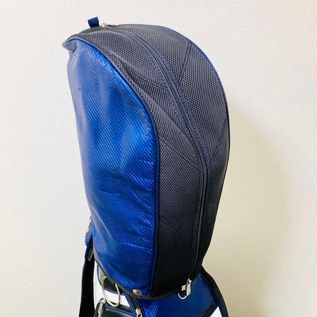 タイトリスト キャディバッグ ブルー ビッグロゴ カッコいい カート式 メンズ