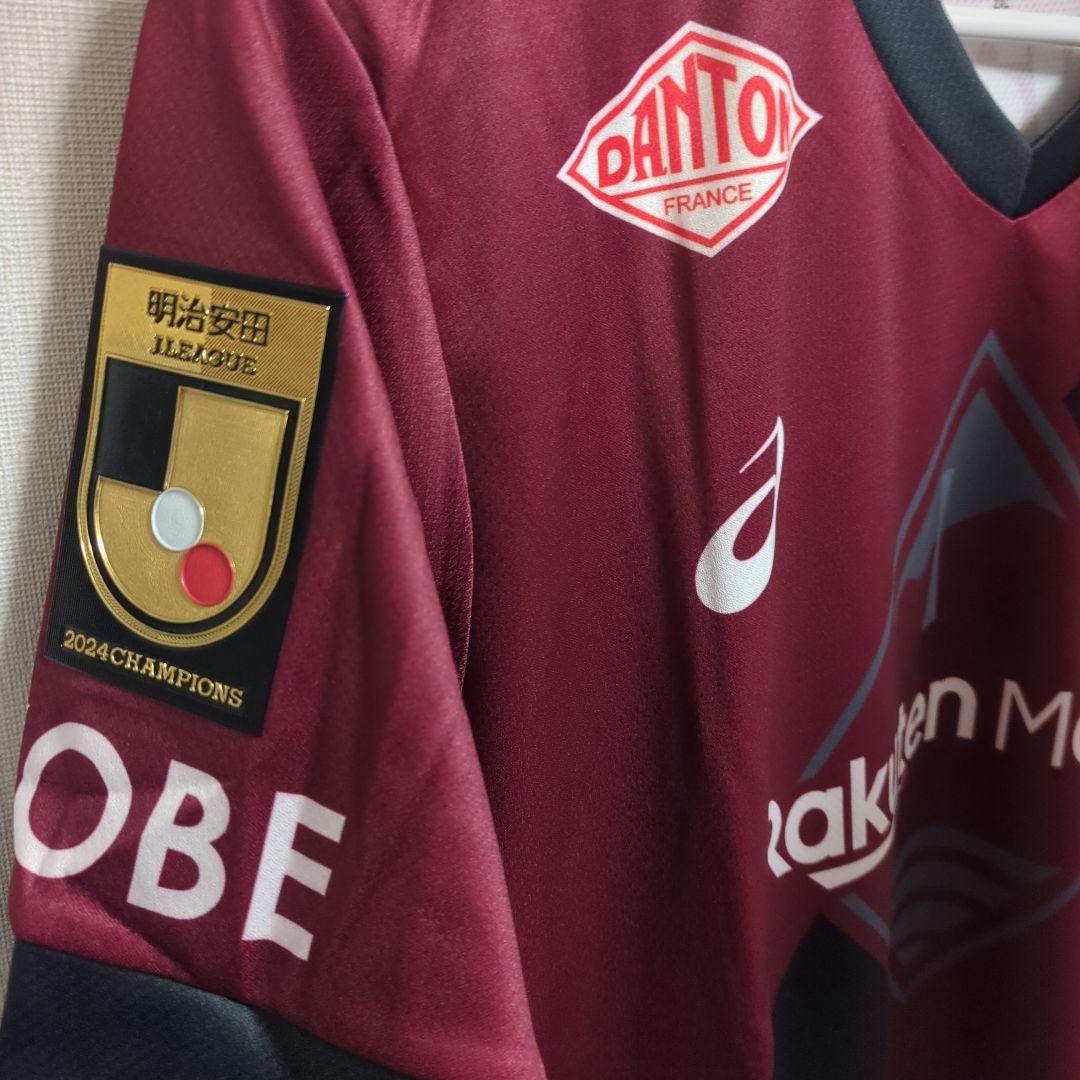 ヴィッセル神戸 ユニフォーム asics 新品タグ付き 2XL 楽天モバイル