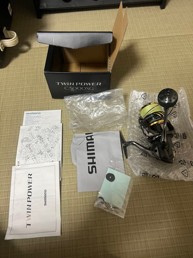 SHIMANO TWIN POWER C5000XG スピニングリール　美品！！