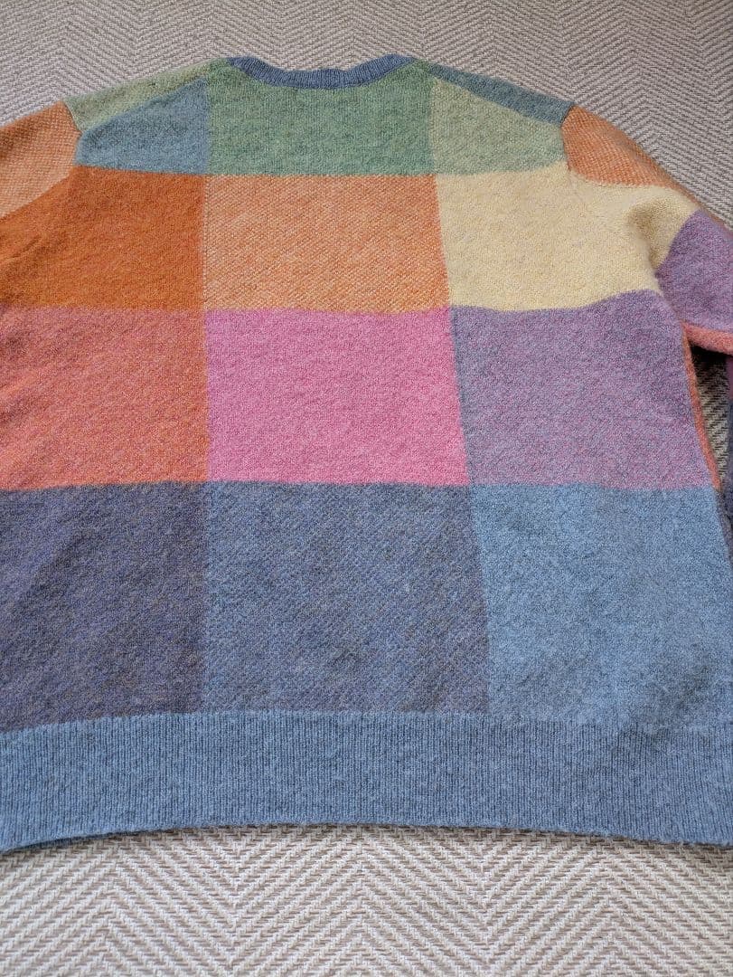 高級ライン♡ラルフローレン　ふわふわパターンカラーウールニットセーター　カラフル