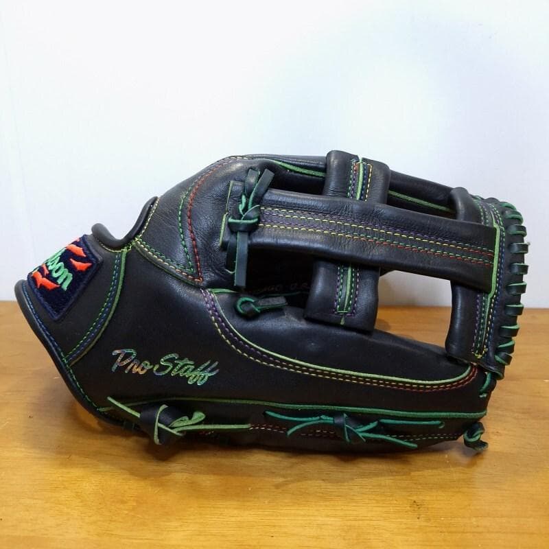 ウイルソン プロスタッフ 限定品 レインボー刻印 レアカラー 軟式グローブ