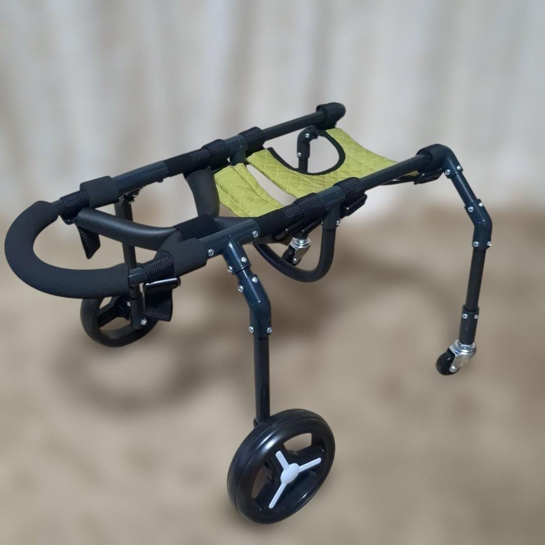 ワンちゃん4輪　食事補助　犬用車椅子　体制維持　犬の歩行器　介護用