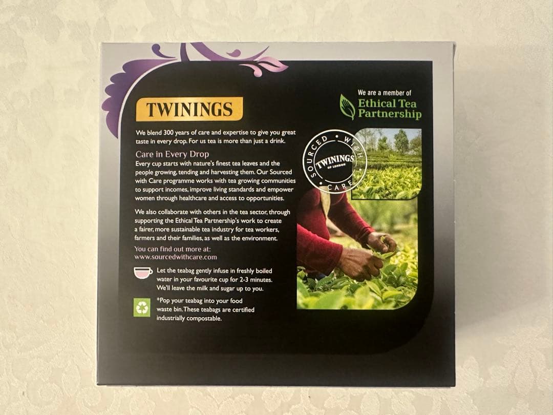 F＆M カウンテスグレー ティーバッグ 、トワイニングのアールグレイとチャイ