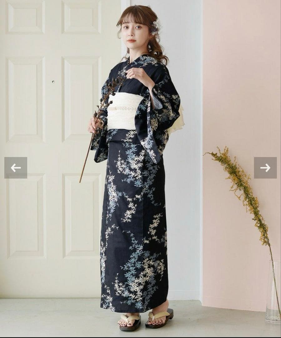 DITA ディータ Dita 浴衣 如月の萩ながれ 5点セット