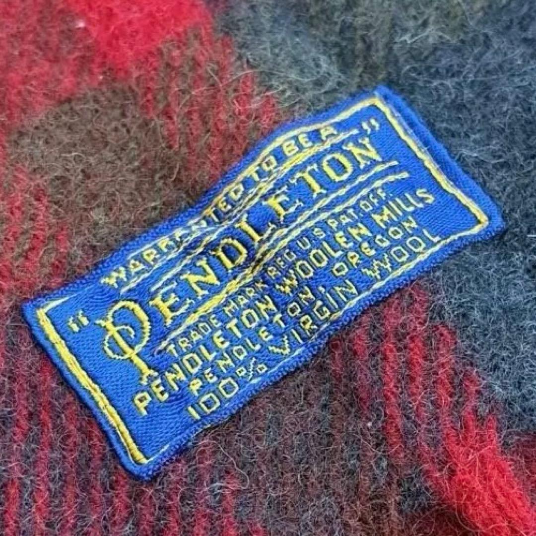 ヴィンテージPENDLETON 大判ひざ掛け ブランケット ウール100%