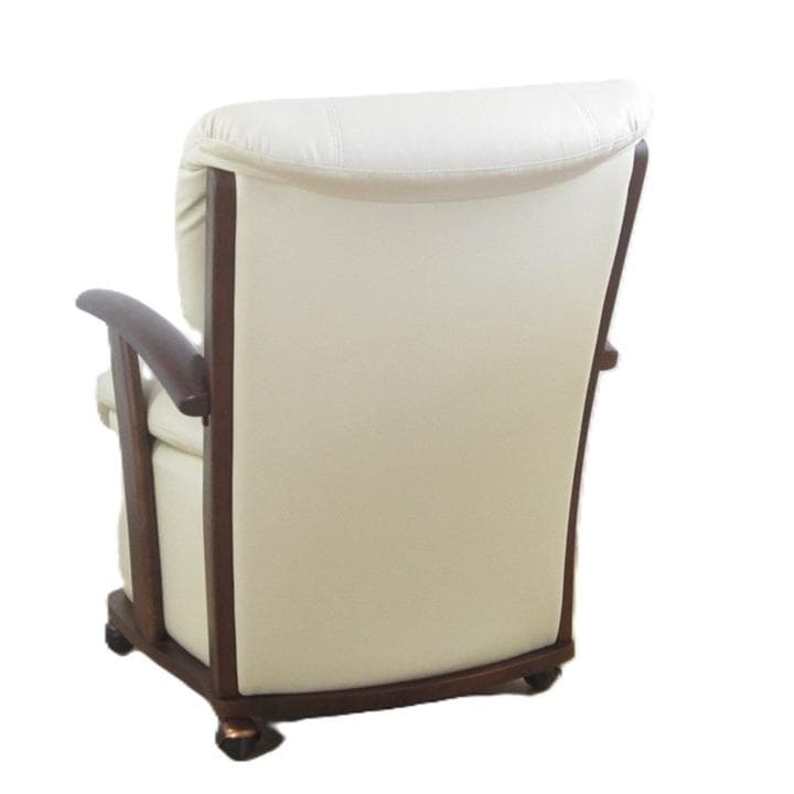 アイボリー 合成皮革 1人掛けソファ　ハイタイプ用コタツソファー　美品　未使用