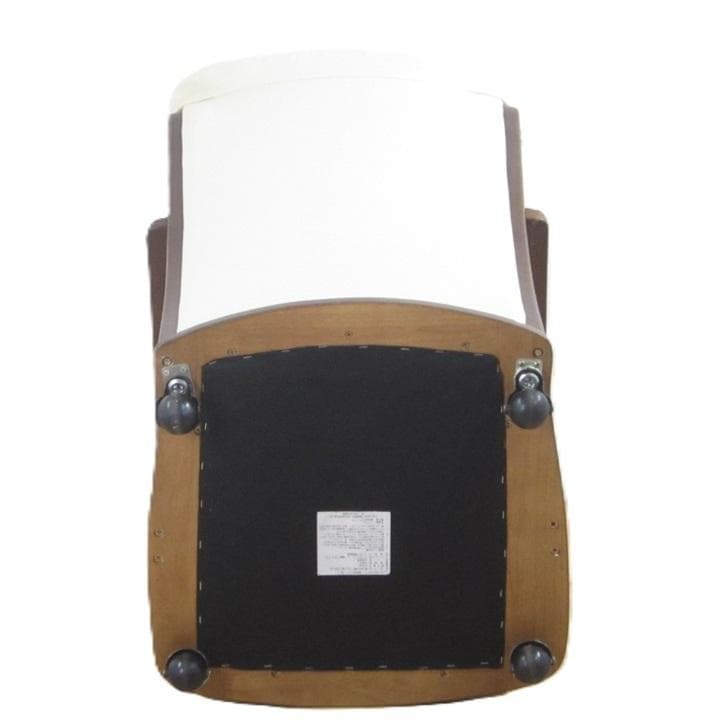 アイボリー 合成皮革 1人掛けソファ　ハイタイプ用コタツソファー　美品　未使用