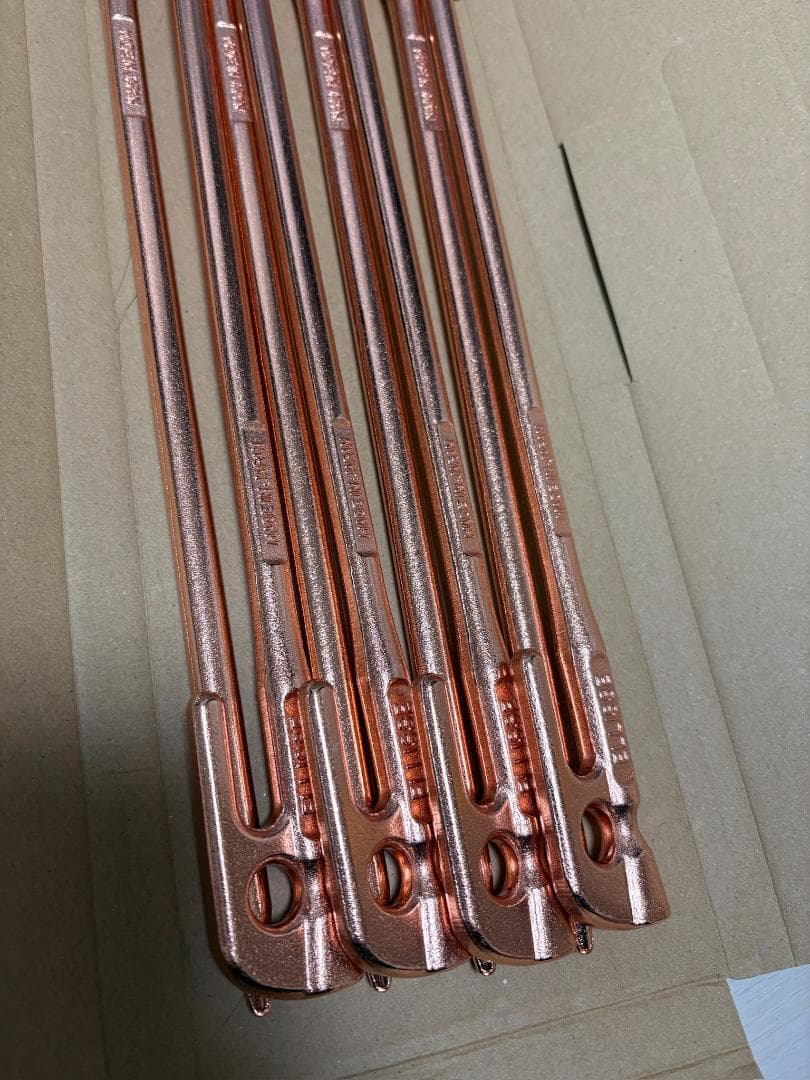 ペイパパ　村の鍛冶屋 鍛造ペグ エリッゼステーク 38cm/8本セット