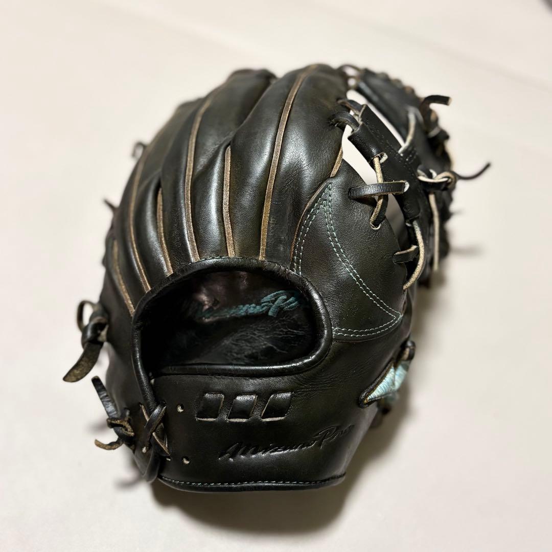 【貴重】硬式 ミズノプロ ダイバーシティブルー 内野用 グローブ グラブ 大人用