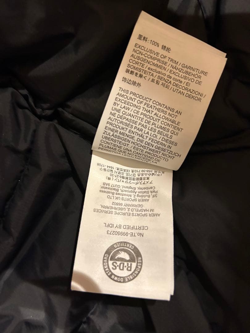 Arc'teryxソリウム ダウンジャケット