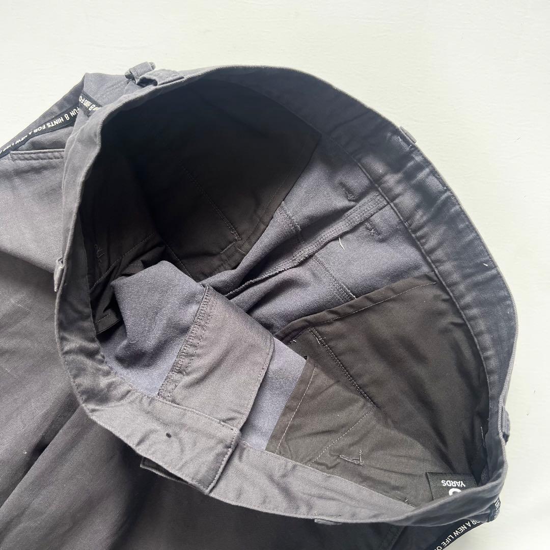 8YARDS ハチヤーズ　メンズ　ゴルフパンツ　オールシーズン用　L ロゴ　黒