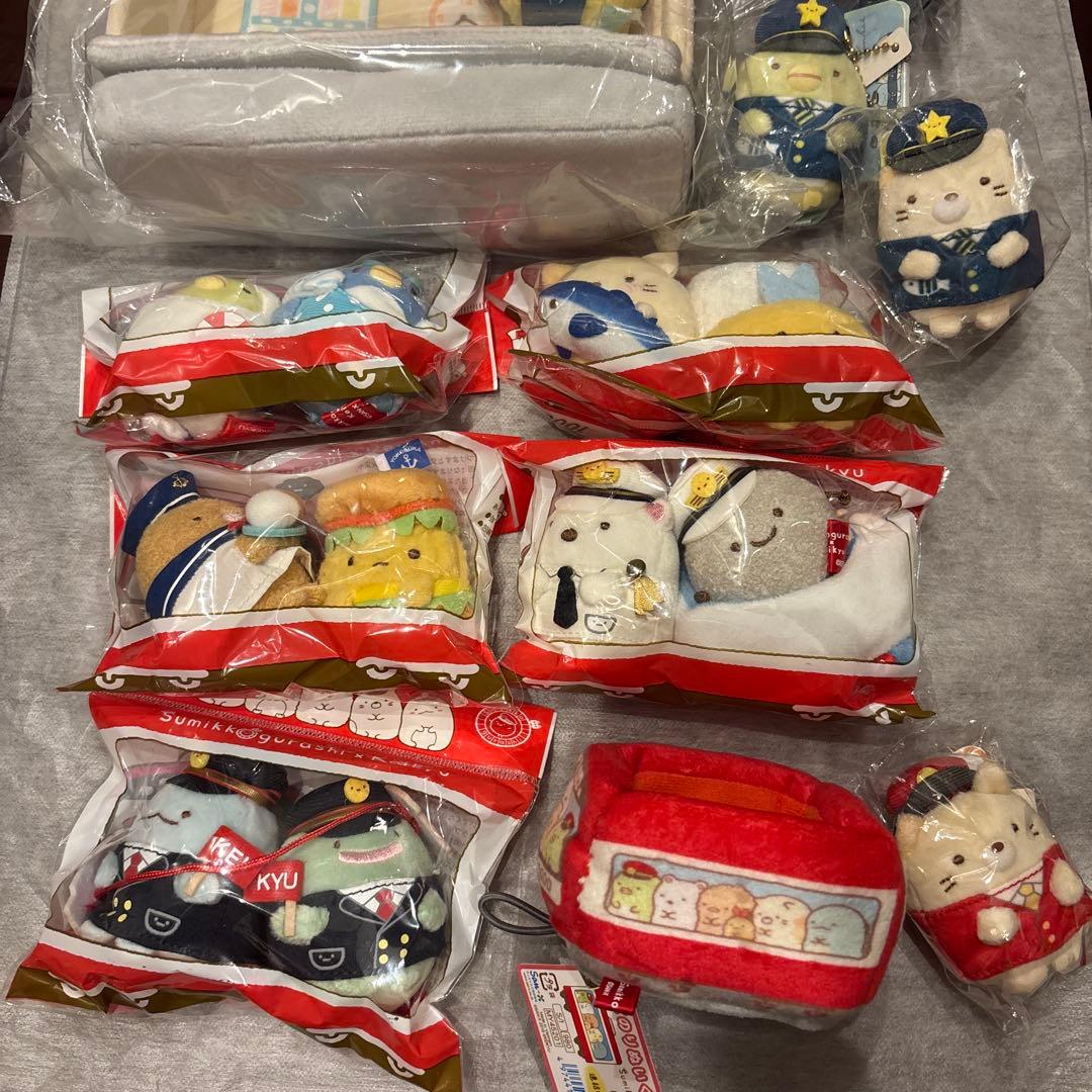 すみっコぐらし 京急電車てのりぬいぐるみ 10種類 南海電車　セット