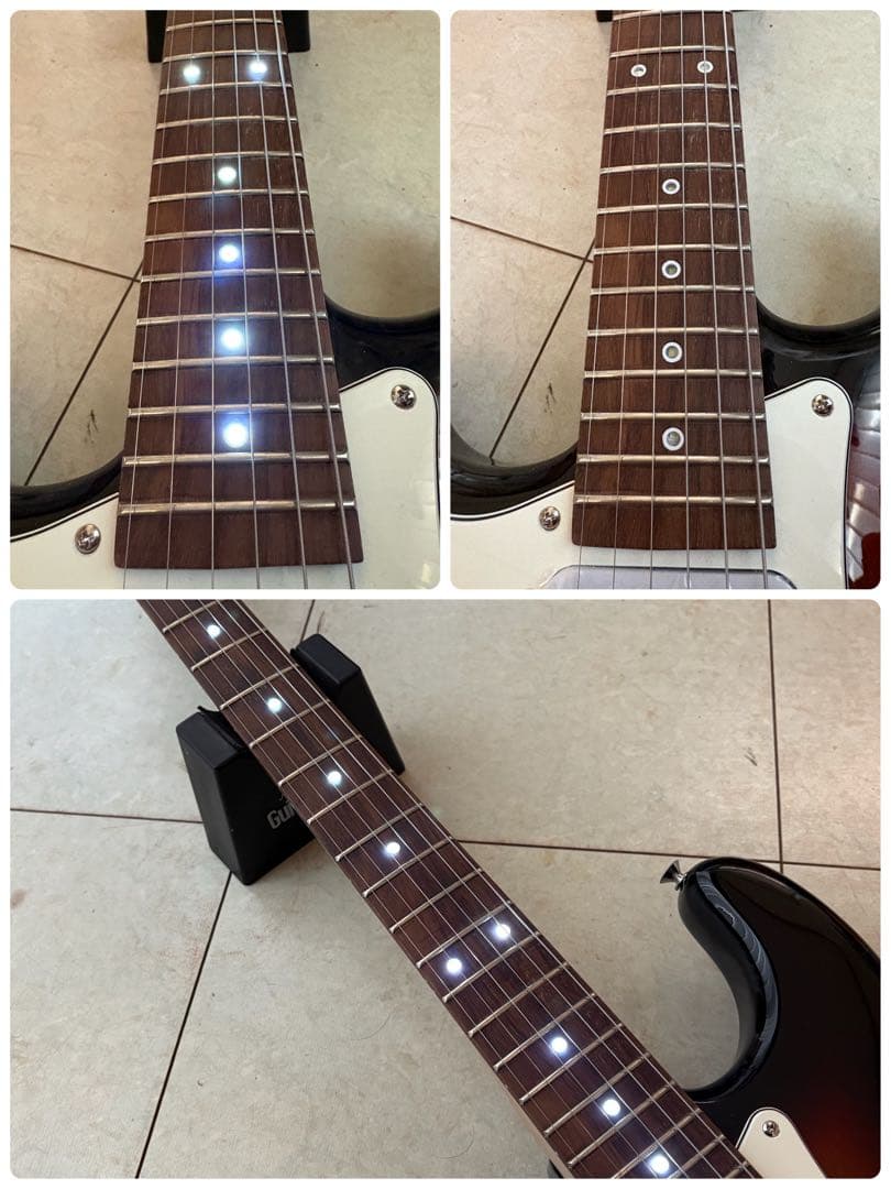 ストラトタイプ レフティ／LEDホワイト