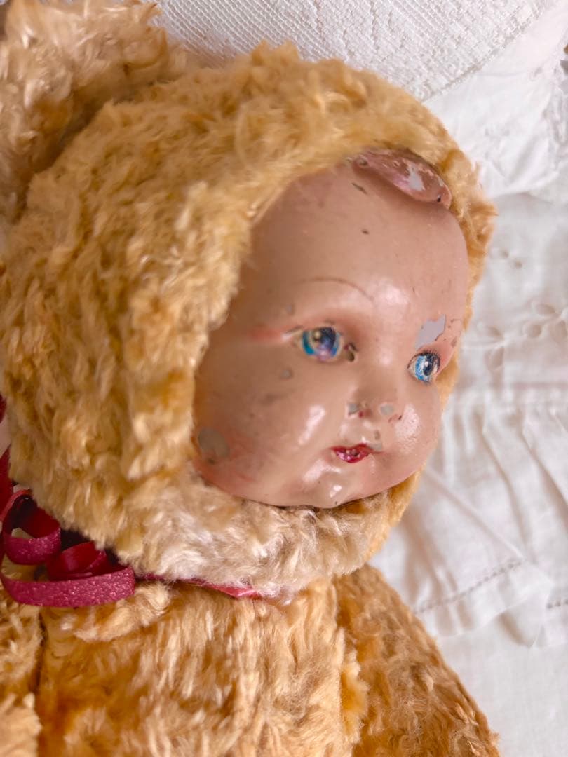 ❤️ʕ•ᴥ•ʔ着ぐるみベビーベア　ヴィンテージベア　アンティークベア