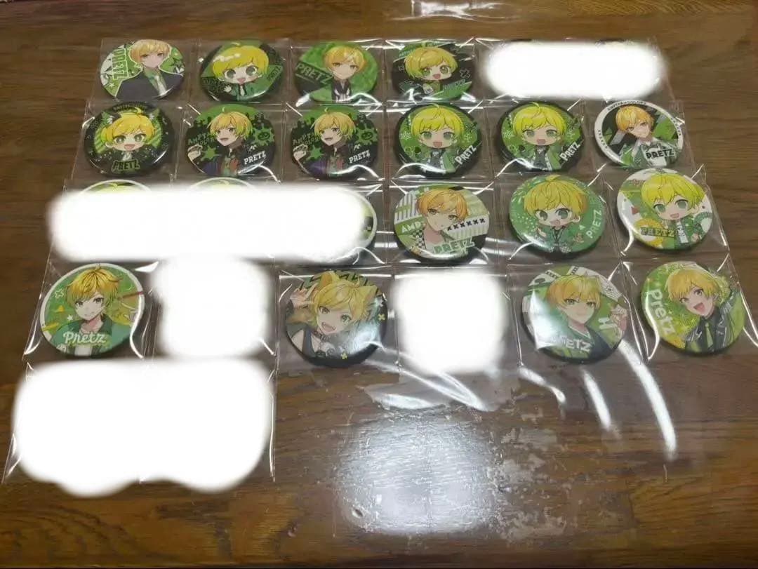 AMPTAK アンプタック　ぷりっつ 缶バッジ　17こ　1st すとふぇす