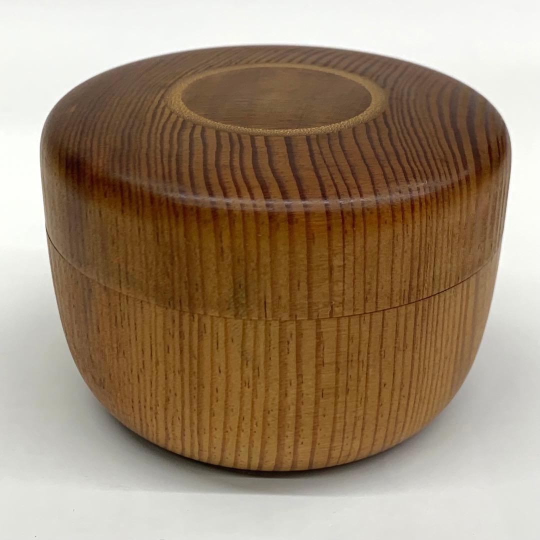 【平棗　那谷寺古木　松竹梅】福田慶造　共箱