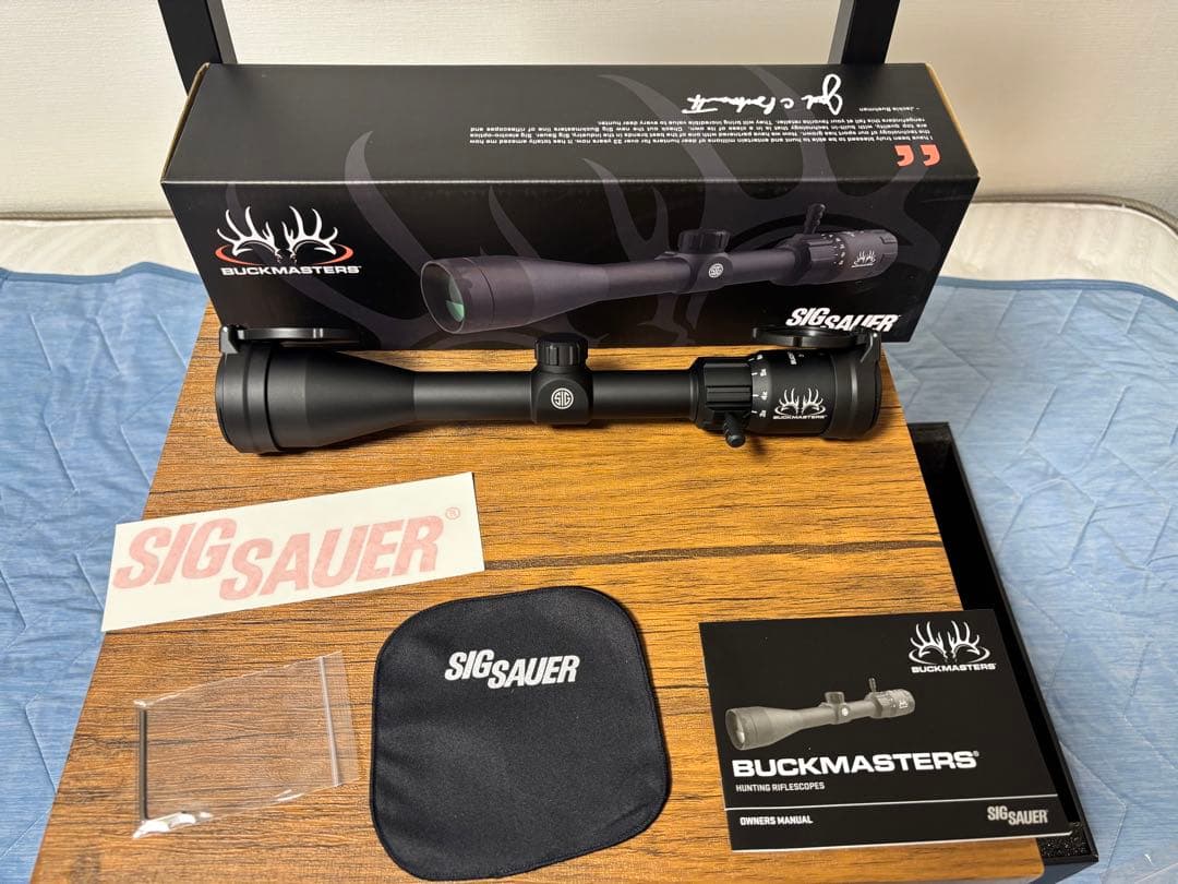 実物 SIG SAUER バックマスターズ 3-12x44 BDC スコープ