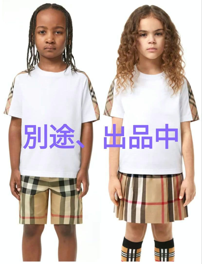 【BURBERRY】 バーバリー ロゴ Tシャツ 10Y 140cm