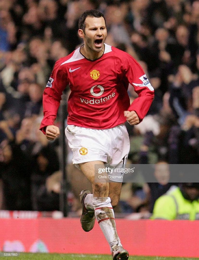 【未使用】マンチェスターU 04-05 ホーム 長袖 ギグス トータル90