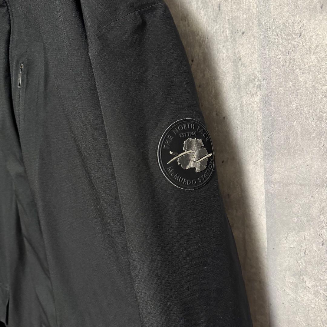 ノースフェイス マクマード ロングダウンジャケット ダウンコート ブラック ゴア