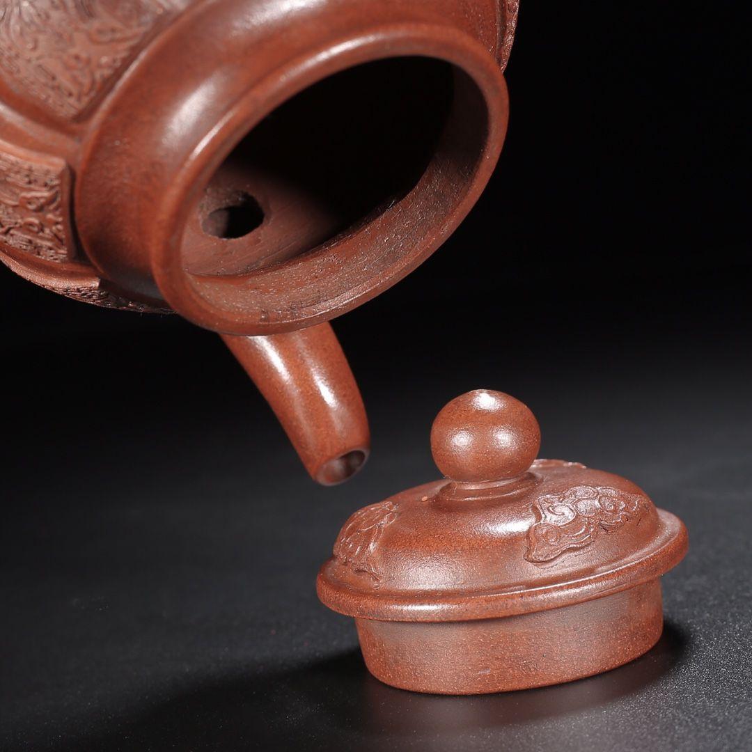 宜興紫砂壷 南瓜壺 茶壺 煎茶道具 置物